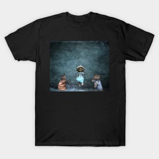 Cats Skipping with Doll T-Shirt